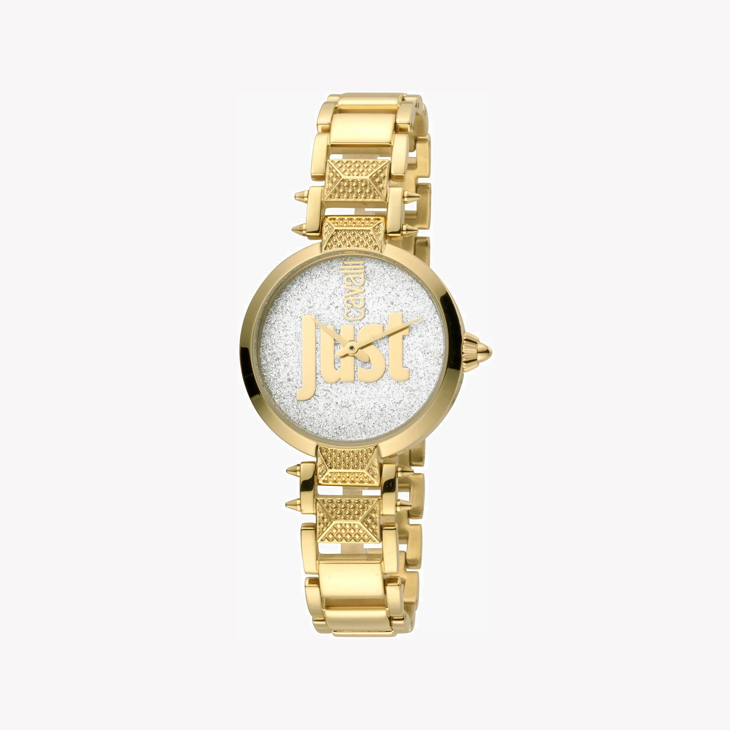 JUST CAVALLI Women's Watch with Gold Stainless Steel Case and Gold Stainless Steel Band