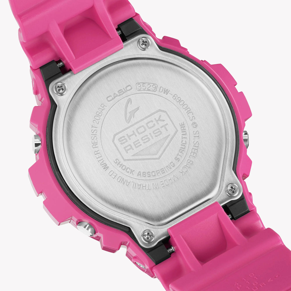 Vibrant Performance Women's Pink Resin Watch, Digital | Dw-6900rcs-4er by i-watch