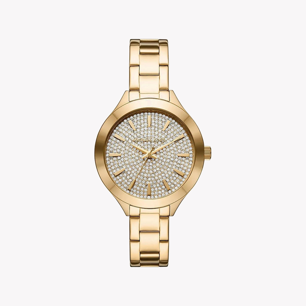 MICHAEL KORS MK1046 - RADIANT GOLD SOPHISTICATION WOMEN'S WATCH with Chic Stainless Steel Band