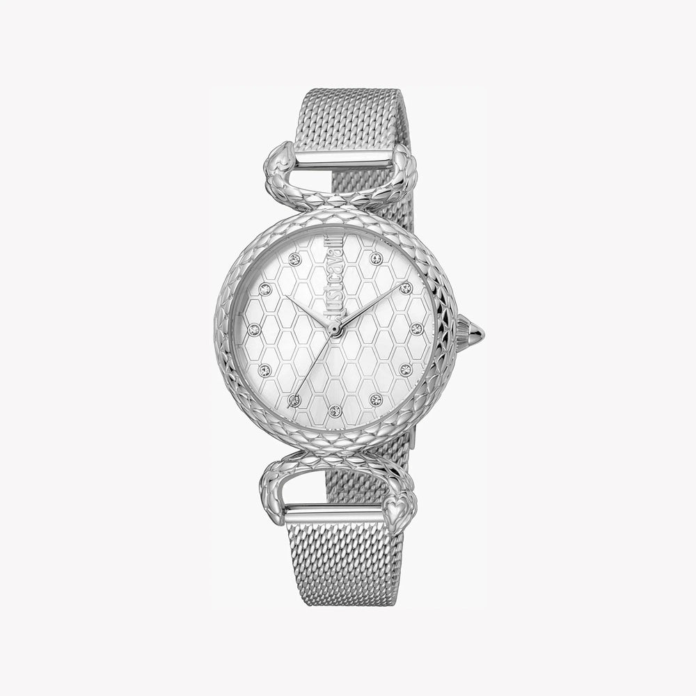 Just Cavalli Women's Silver Watch, Elegant Design | Jc1l148m0215 by i-watch