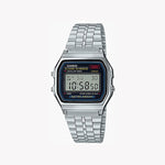 Casio A159WA-N1 Digitale silberne Unisex-Uhr