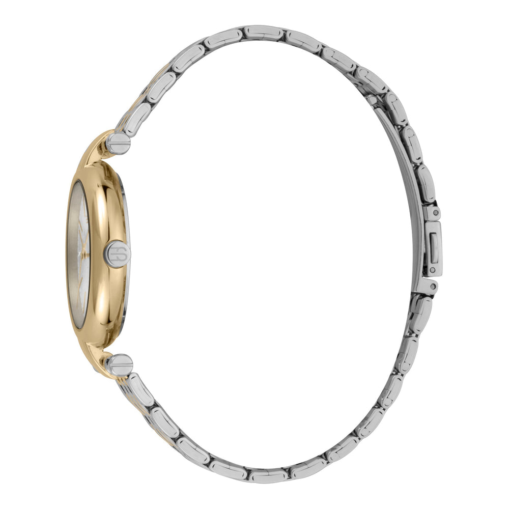 Esprit Women's Watch With Silver Stainless Steel Case And Silver & Gold Stainless Steel Band by i-watch