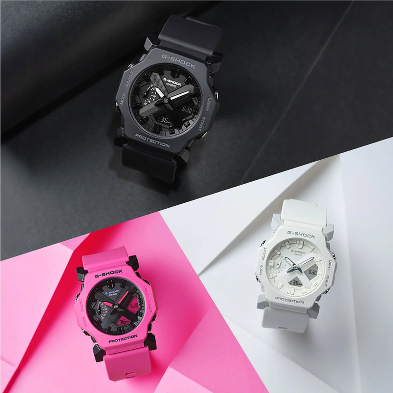 Casio G-Shock Men's White Resin Watch, Analog | Ga-2300-7aer by i-watch