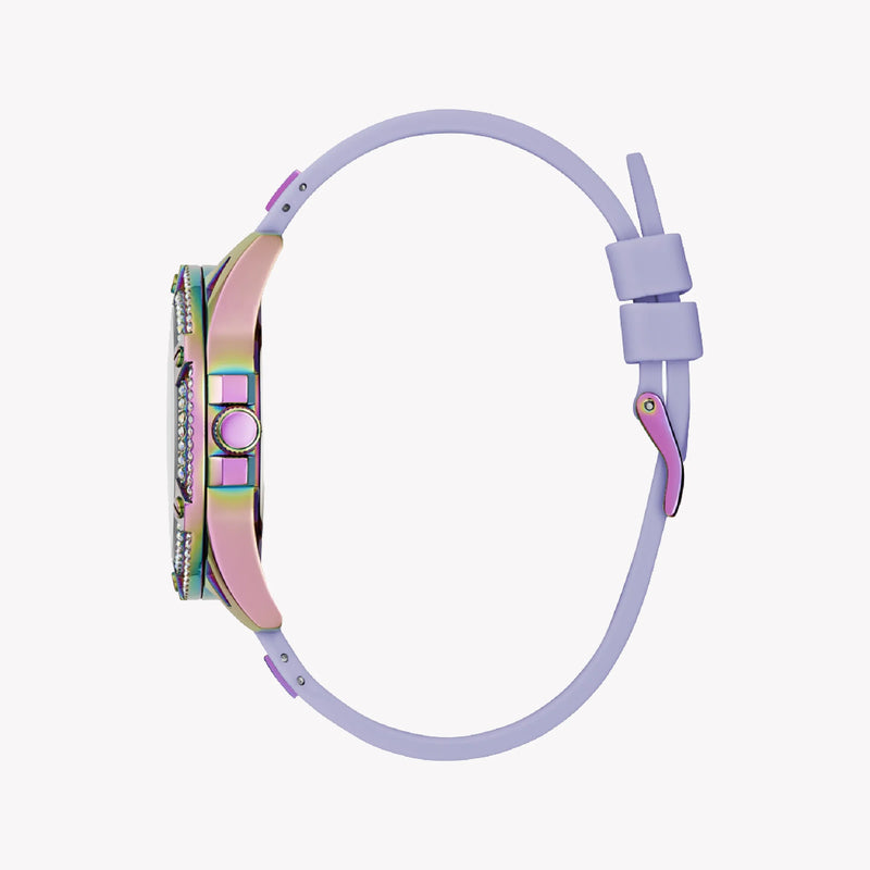 Guess Watches Women's Purple Silicone, Stainless Steel | Gw0536l4 by i-watch