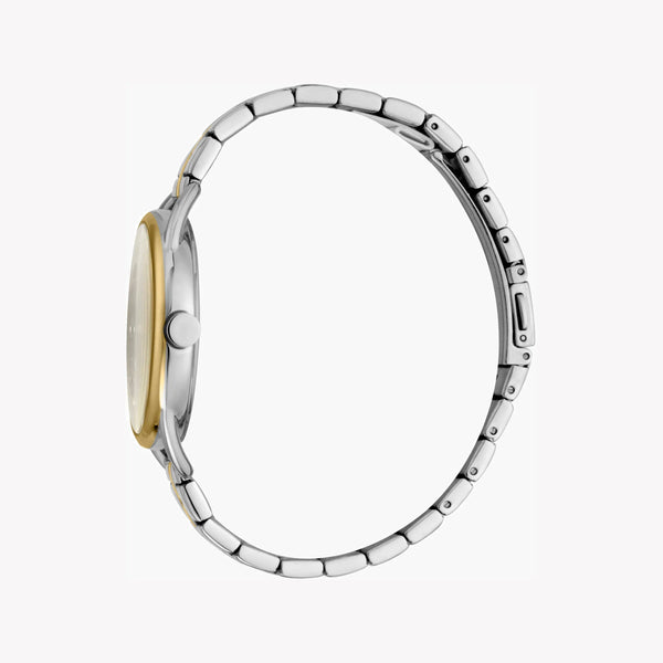 Esprit Women's Silver & Gold Stainless Steel Watch, Silver Dial | Es1l123m0025 by i-watch