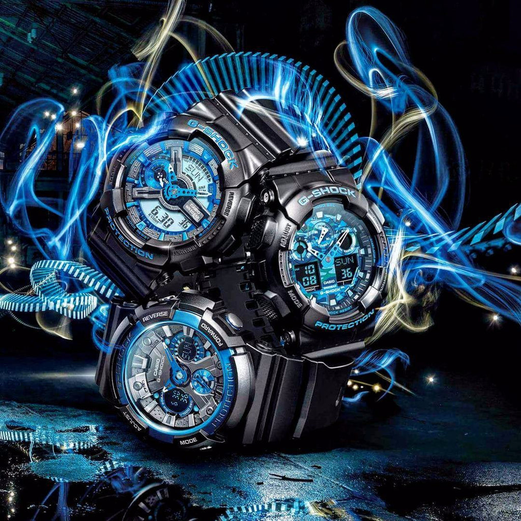 CASIO G-SHOCK GA100CB-1A - DYNAMIC BLACK - MEN'S SPORT & STYLE TIMEPIECE-i-Watch-6