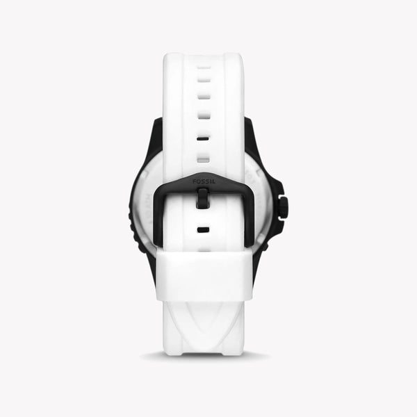 Fossil Men's White Silicone, Stainless Steel Case | Fs5999 by i-watch