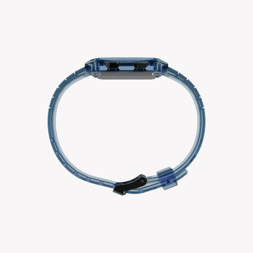 TIMEX Q LCA TRANSPARENT BLUE RETRO DIGITAL WATCH - VINTAGE VIBES REIMAGINED-i-Watch-4