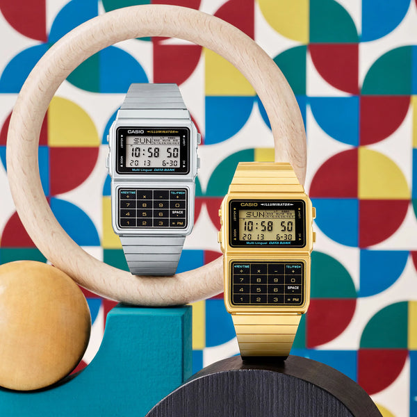 Casio Men's Gold Resin Watch, Yellow Dial | Dbc-611g-1df by i-watch