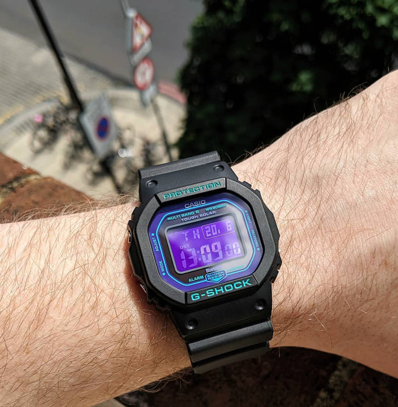 Casio G-Shock Gw-B5600bl-1dr - Sporty Edge Mens Digital Watch With Bluetooth & 200m Water Resistance by i-watch