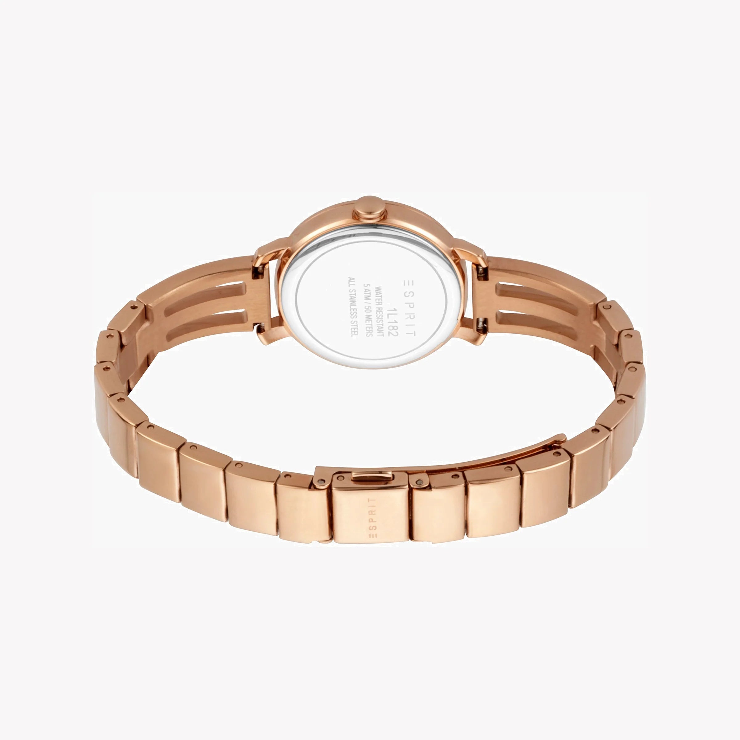 ESPRIT Women's Watch with Rose Gold Stainless Steel Case and Rose Gold Stainless Steel Band