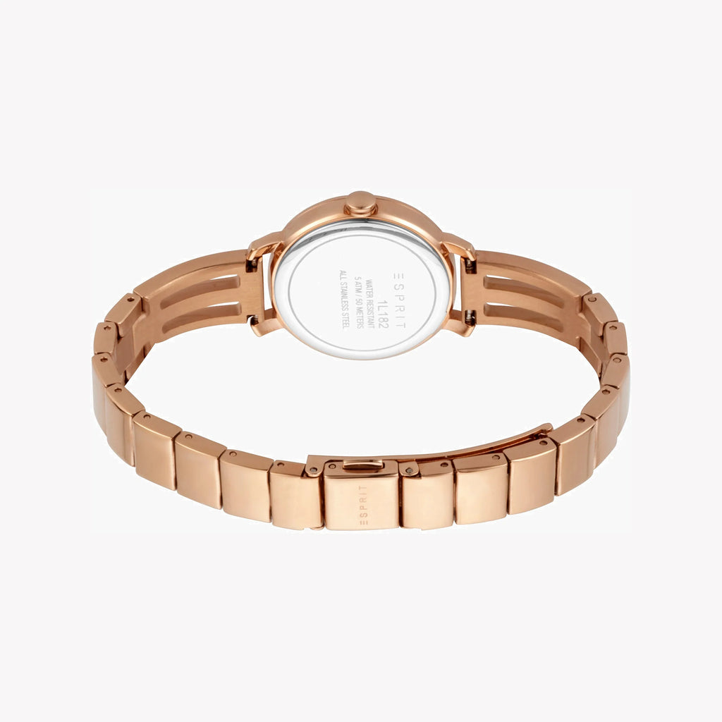 ESPRIT Women's Watch with Rose Gold Stainless Steel Case and Rose Gold Stainless Steel Band-i-Watch-4
