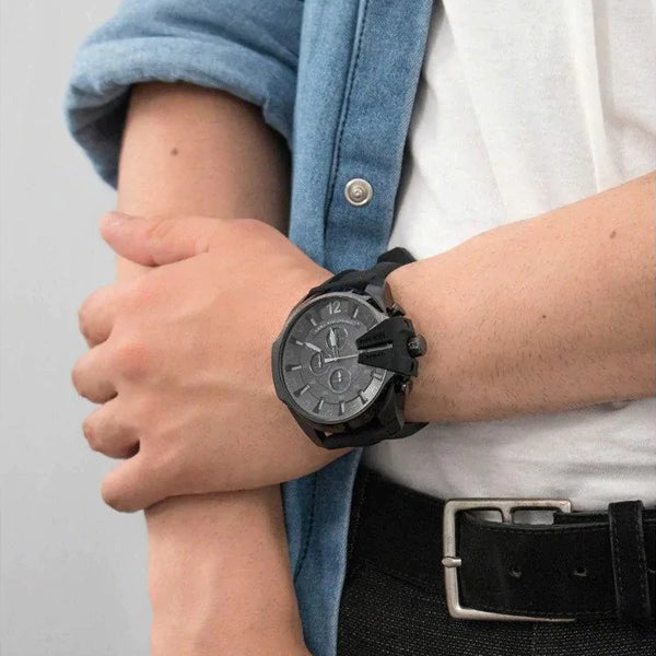 DIESEL DZ4378 ADVENTURE TIME - RUGGED MEN'S CHRONOGRAPH WITH BOLD BLACK DESIGN-i-Watch-3