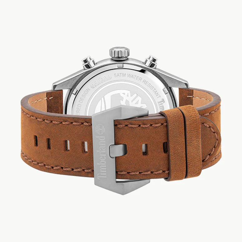 Timberland Men's Brown Leather Watch, Blue Dial | Tbl16062jys03 by i-watch