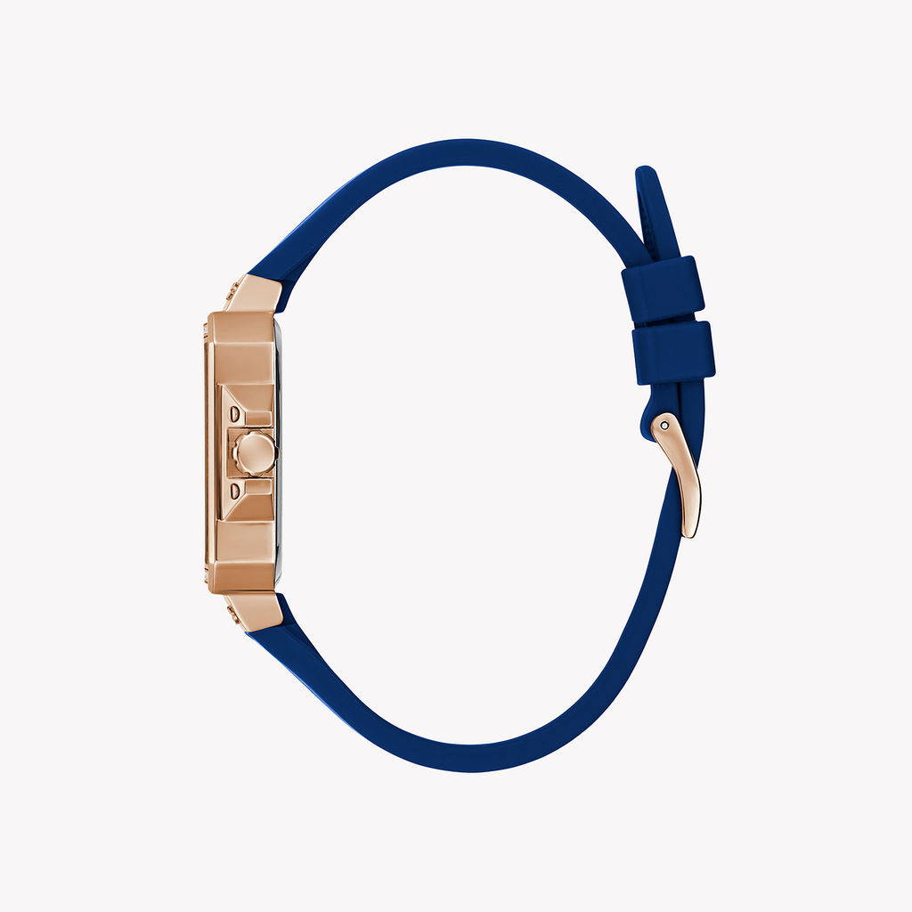 GUESS GW0618L2 ROSE GOLD CHARM - STYLISH WOMEN'S WATCH WITH BLUE DIAL AND SILICONE BAND-i-Watch-2