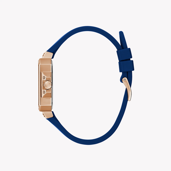 Guess Women's Rose Gold & Blue Silicone Watch | Gw0618l2 by i-watch