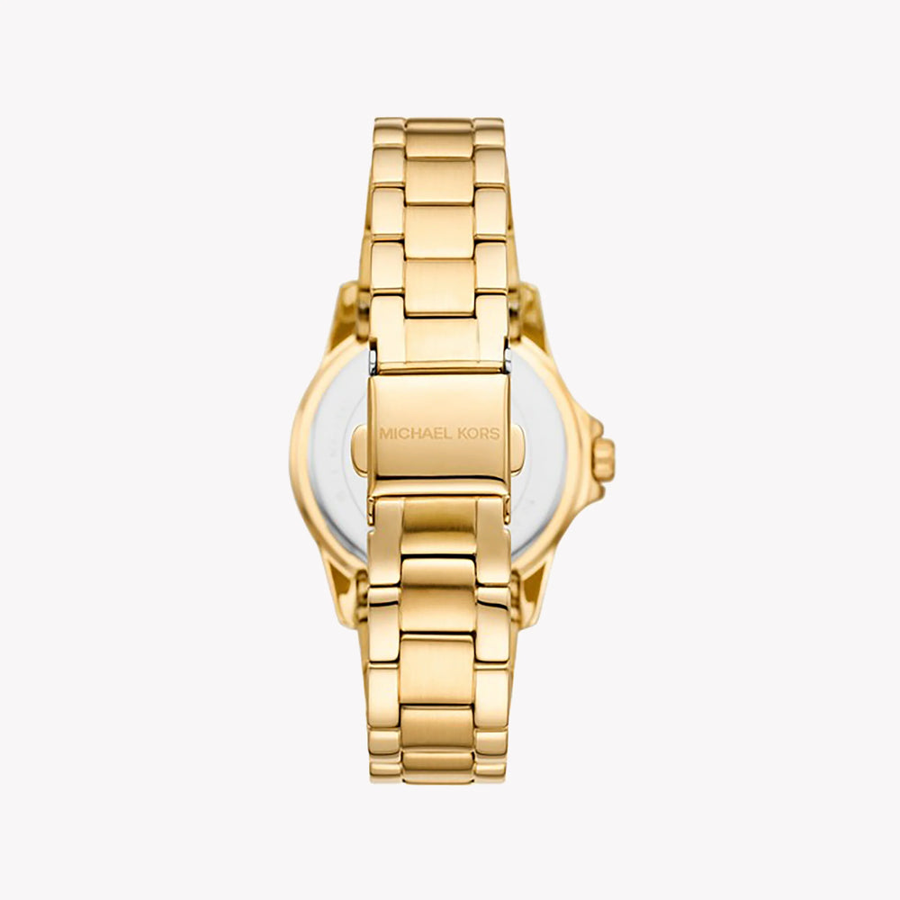 Michael Kors Women's Gold Stainless Steel Watch, White Dial | Mk7363 by i-watch
