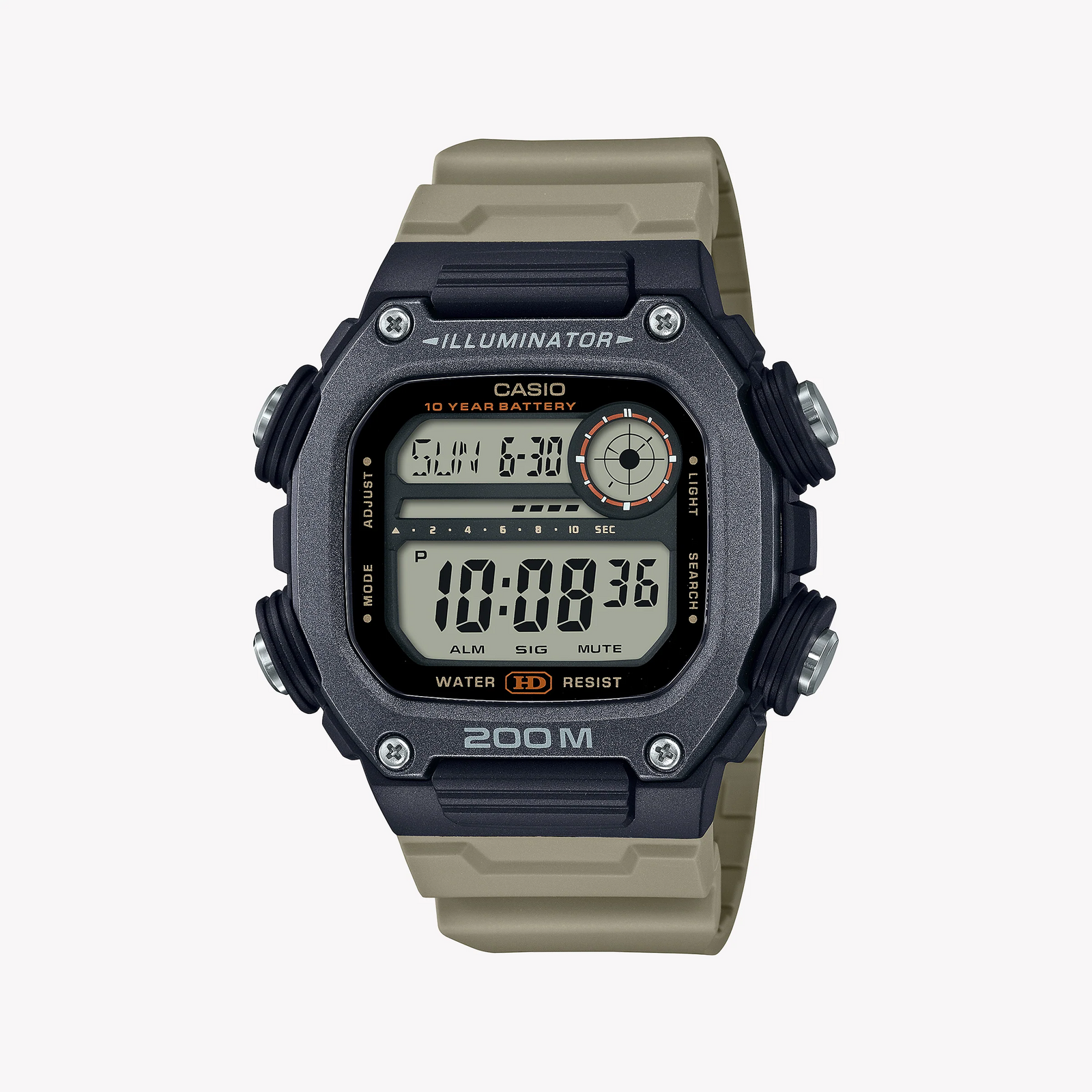 Casio Men's Brown Resin Watch, 50mm Case | Dw-291hx-5avdf by i-watch