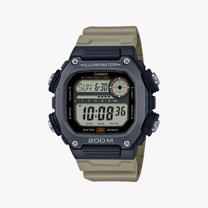 Casio Men's Brown Resin Watch, 50mm Case | Dw-291hx-5avdf by i-watch