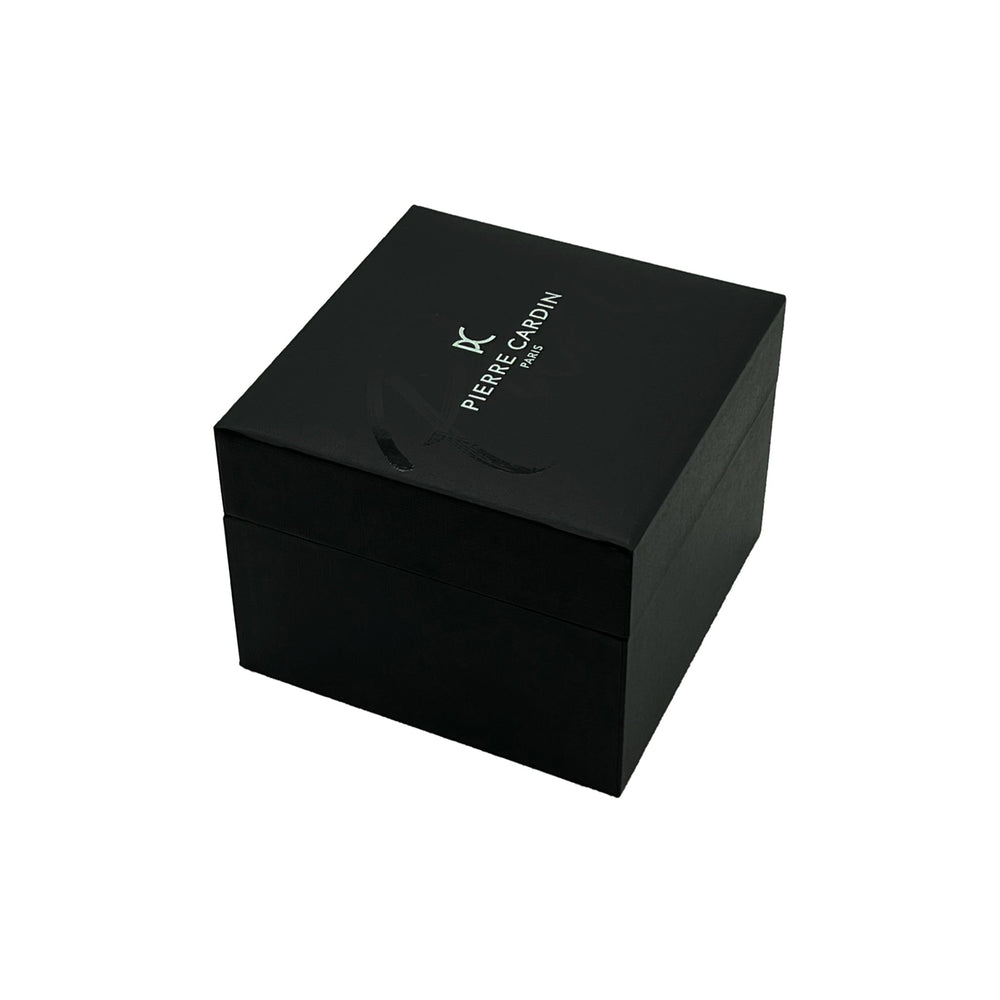 PIERRE CARDIN Women's Watch with Rose Gold Stainless Steel Case and Black Leather Band-i-Watch-6