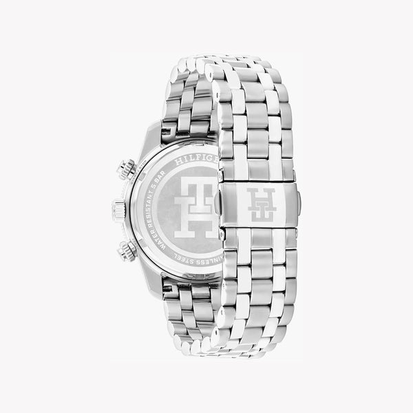 Tommy Hilfiger Men's Silver Stainless Steel Watch, Silver Dial | Th85 by i-watch