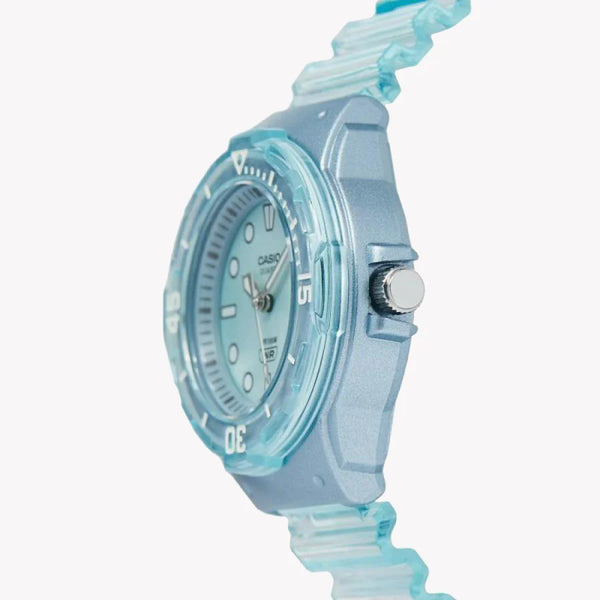 Casio Unisex Blue Resin Watch, Blue Dial | Lrw-200hs-2evef by i-watch