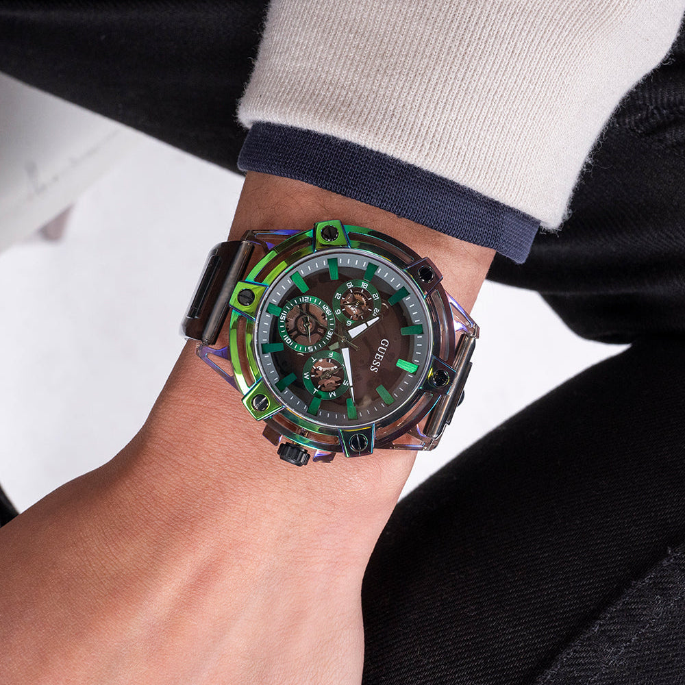 GUESS GW0806G5 - BOLD BLACK POWERHOUSE TIMEPIECE for the Modern Man-i-Watch-5