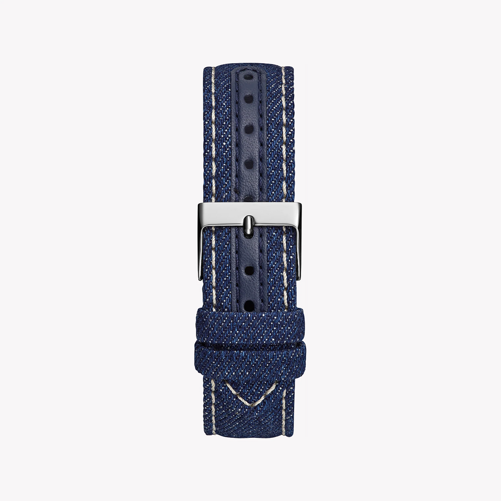 Guess Women's Blue Denim Watch, Silver Case | Gw0755l1 by i-watch
