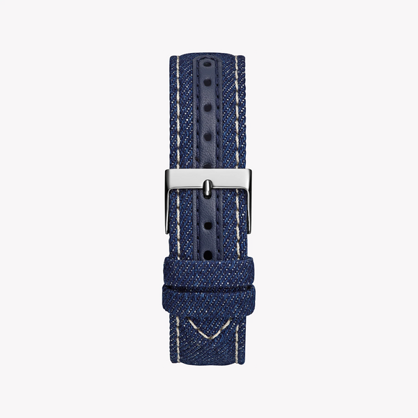 Guess Women's Blue Denim Watch, Silver Case | Gw0755l1 by i-watch