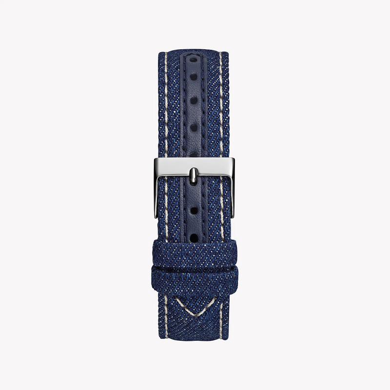 Guess Women's Blue Denim Watch, Silver Case | Gw0755l1 by i-watch