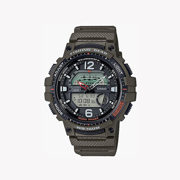 Casio Wsc-1250h-3avdf Adventure Ready - Resilient Men's Watch With Brown Resin Band And Digital Dial by i-watch