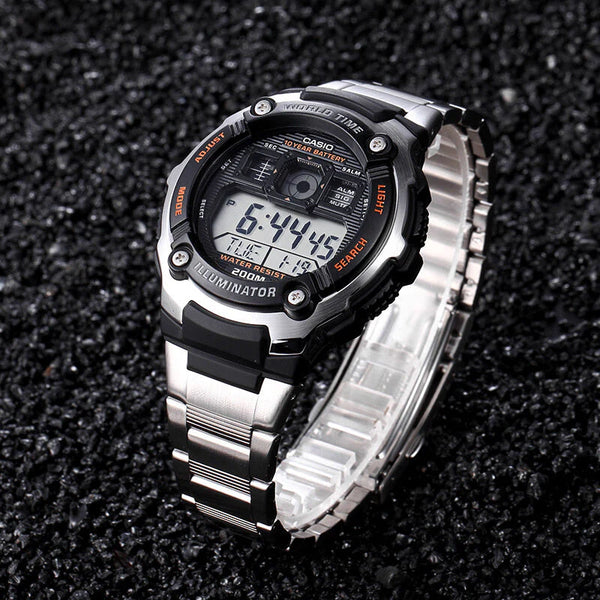 Casio Ae-2000wd-1avsd Sporty Elegance - Men's Stainless Steel Adventure Watch by i-watch