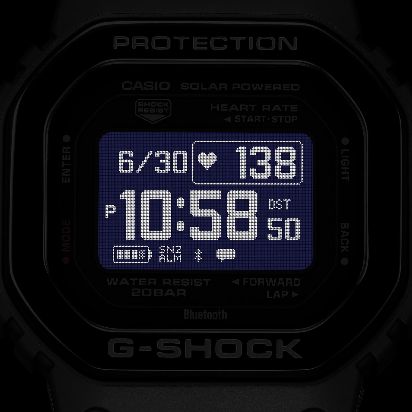 CASIO G-SHOCK DW-H5600MB-1 G-SQUAD THE ORIGIN Black Metal-Huretane bezel Men's Watch