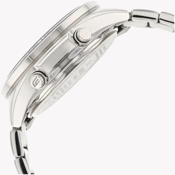 Casio Men's Silver Stainless Steel Watch, Black Accents | Efv-C110d-1a4vef by i-watch
