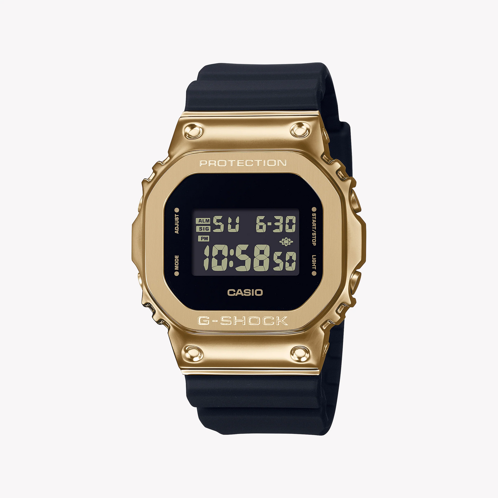 G-Shock Men's Gold & Black Resin Watch, Stainless Steel | Gm-5600g-9dr by i-watch