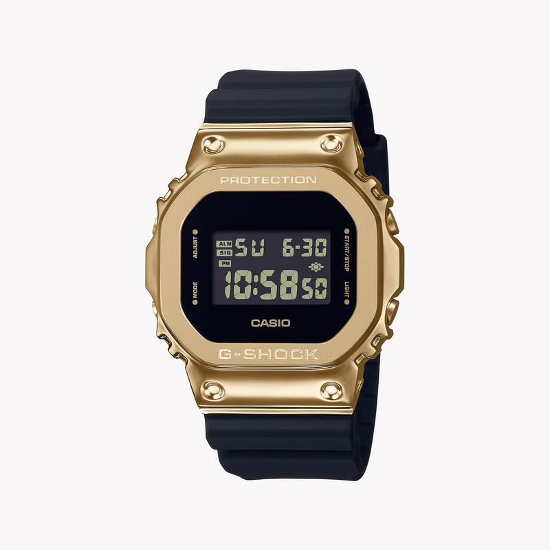 G-Shock Men's Gold & Black Resin Watch, Stainless Steel | Gm-5600g-9dr by i-watch