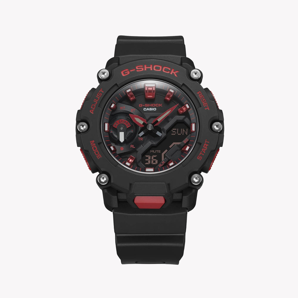 Casio G-Shock Ga-2200bnr-1adr - Rugged Black Powerhouse Men's Watch by i-watch