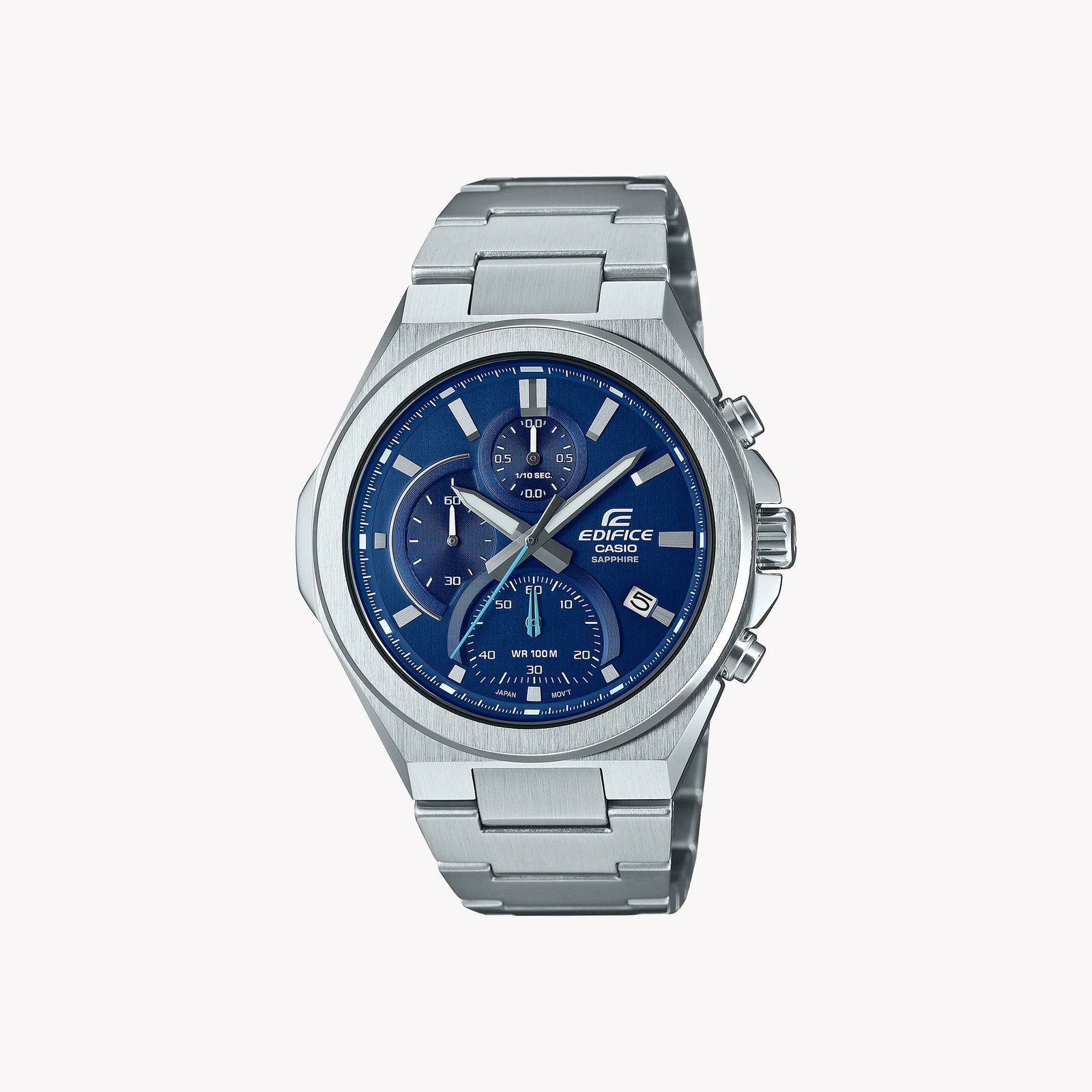 Casio Men's Stainless Steel Watch, Blue Dial | Efb-700d-2avuef by i-watch