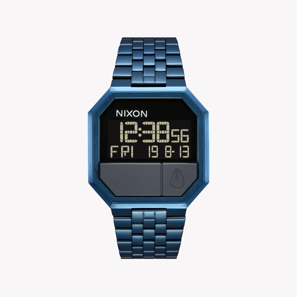 NIXON A158-300 VIBRANT TIMEKEEPER - STYLISH BLUE STAINLESS STEEL WATCH FOR MEN