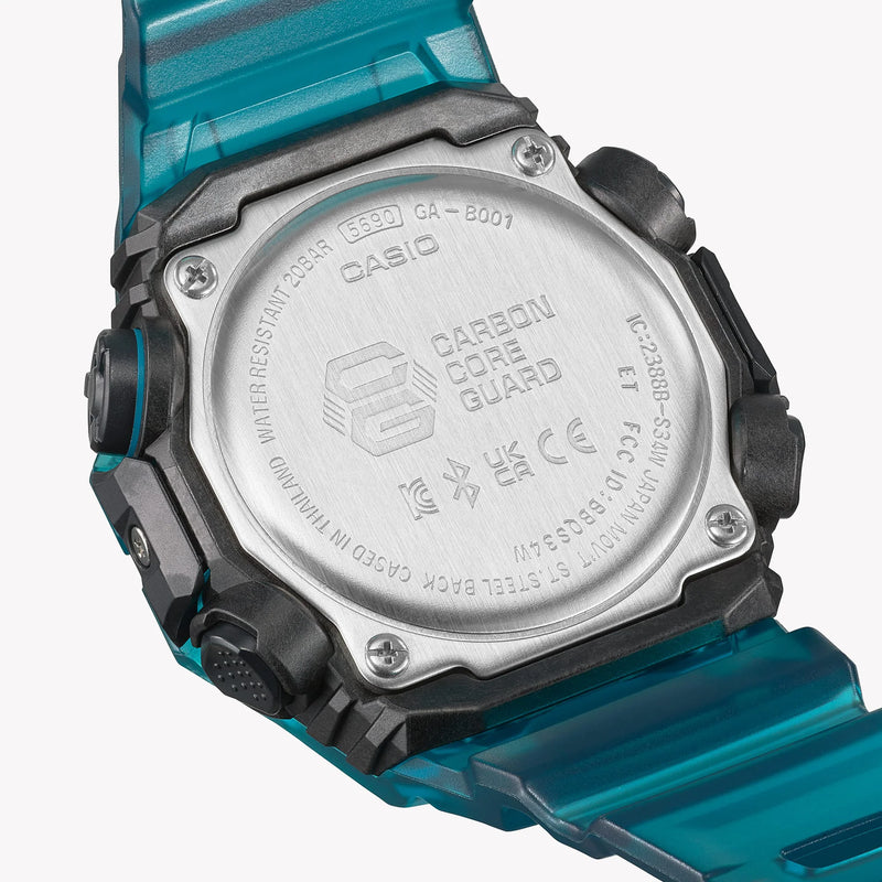 G-Shock Men's Blue Resin Watch, Carbon Core Guard | Ga-B001g-2adr by i-watch