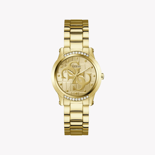 Guess Women's Gold Stainless Steel Watch, Gold Dial | Gw0861l2 by i-watch