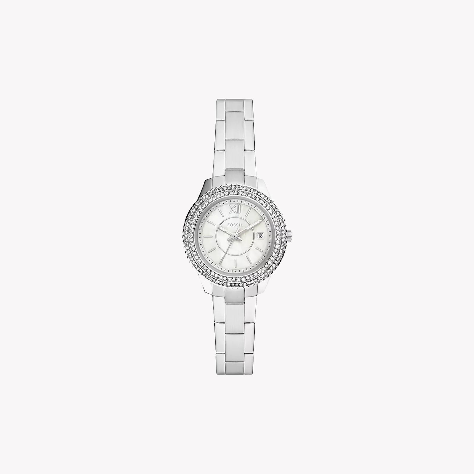 Fossil Women's Silver Stainless Steel Watch, White Dial | Es5137 by i-watch