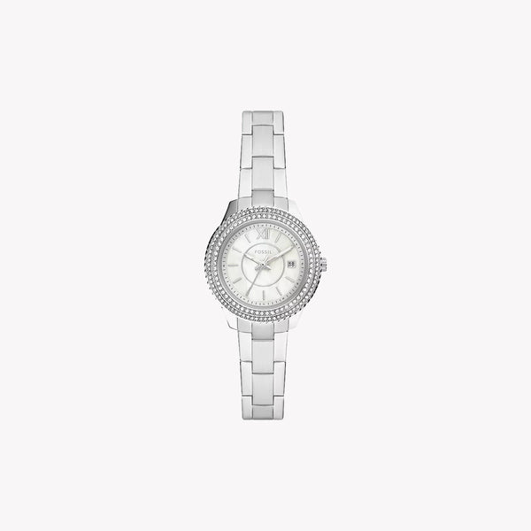 Fossil Women's Silver Stainless Steel Watch, White Dial | Es5137 by i-watch