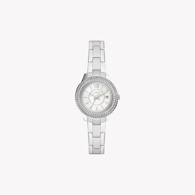 Fossil Women's Silver Stainless Steel Watch, White Dial | Es5137 by i-watch
