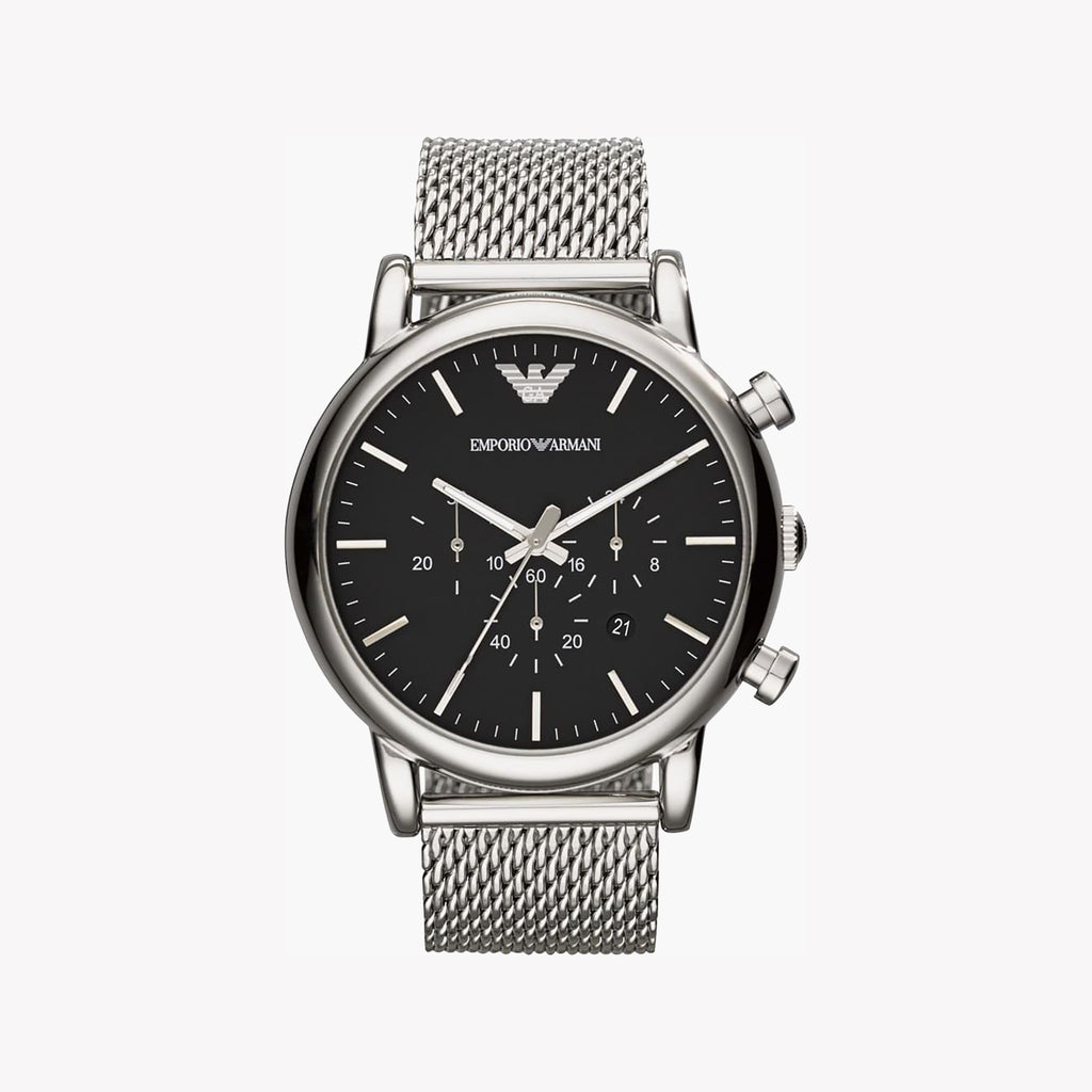 Emporio Armani AR1808 - Bold Silver Watch for Modern Men-i-Watch