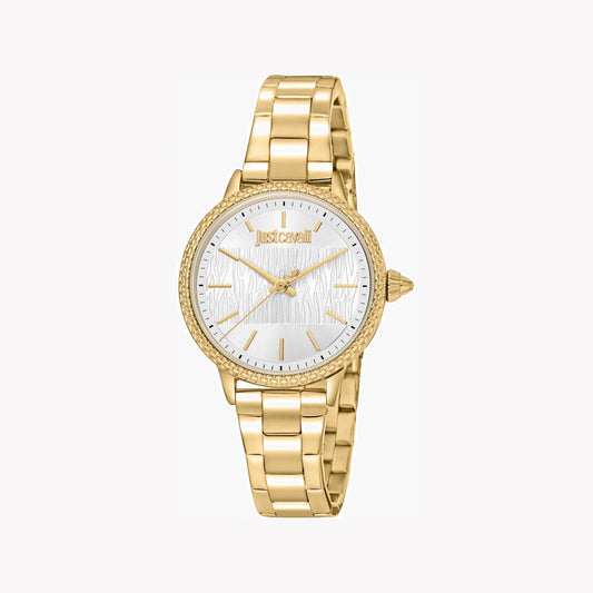 Montre analogique pour femme Just Cavalli en acier inoxydable JC1L259M0055