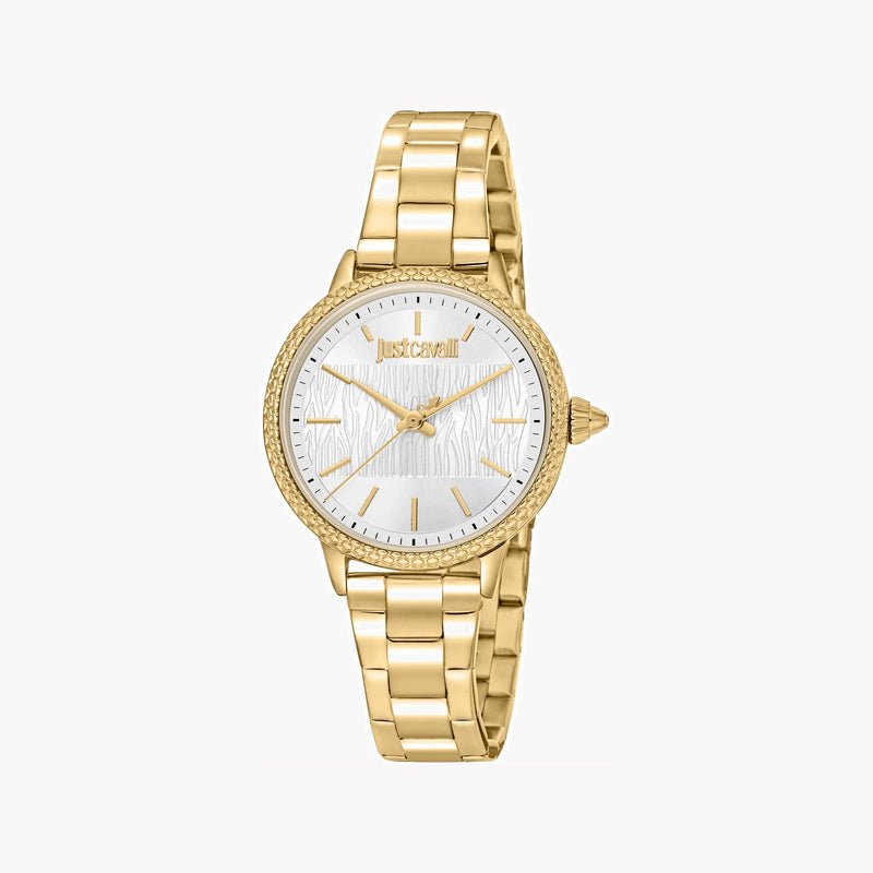 Just Cavalli Women's Gold Stainless Steel Watch, Silver Dial | Jc1l259m0055 by i-watch