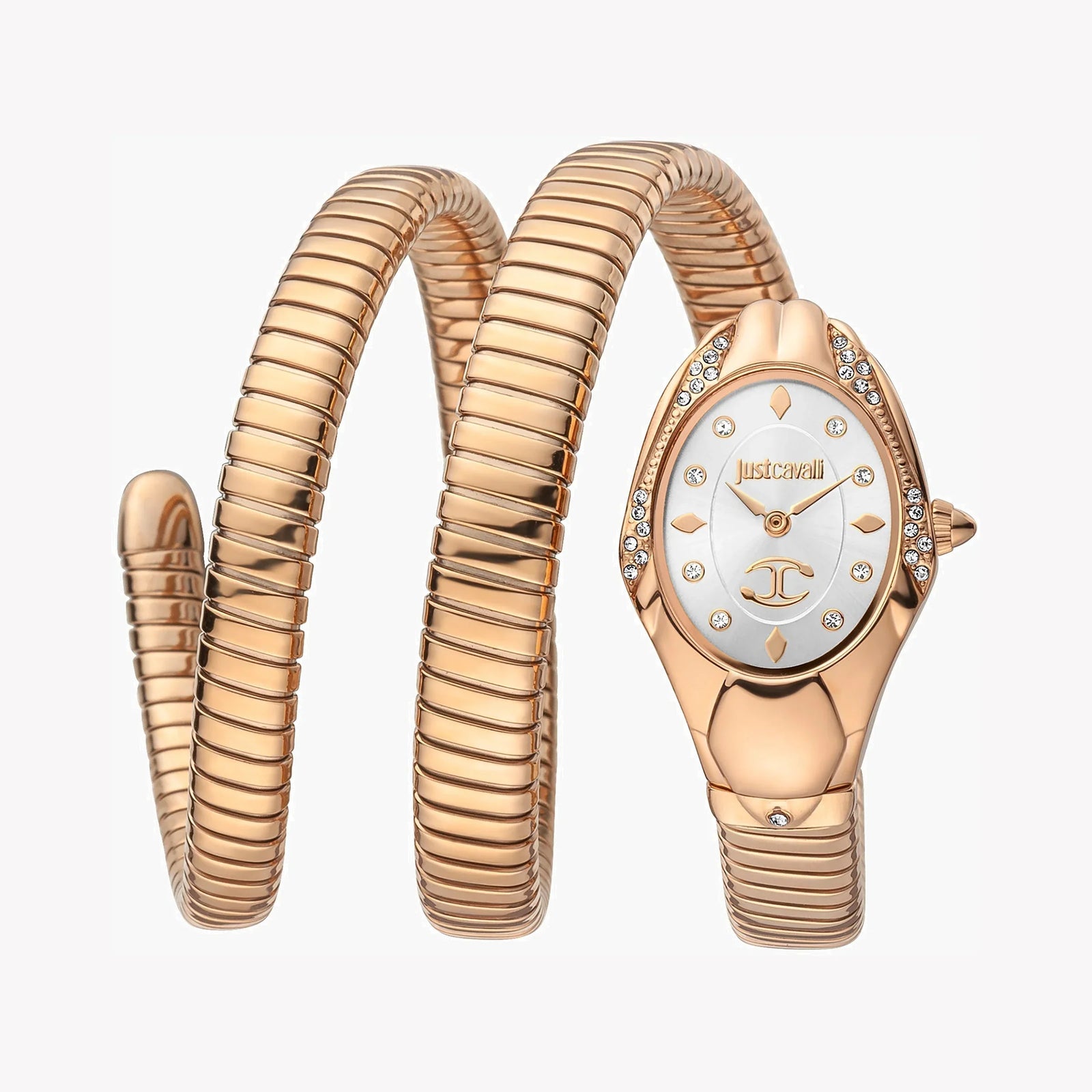 Just Cavalli Women's Rose Gold Watch, White Dial | Jc1l185m0025 by i-watch