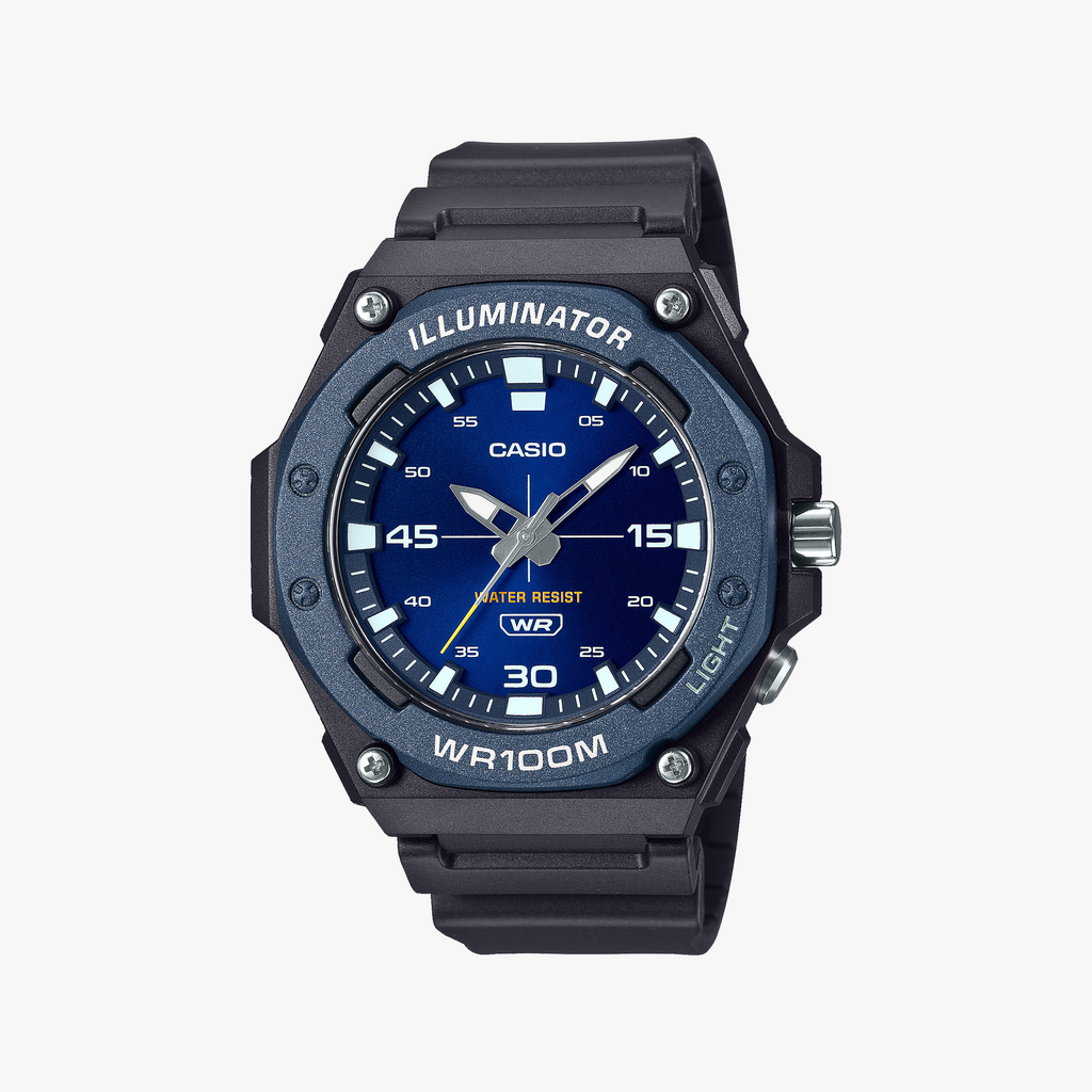 CASIO MW-620H-2AVDF BOLD ADVENTURE - MEN'S RESILIENT BLACK & BLUE TIMEPIECE-i-Watch-3
