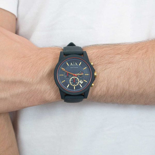 ARMANI EXCHANGE AX1335 BOLD BLUE - MEN'S COMFORT & STYLE WATCH-i-Watch-3